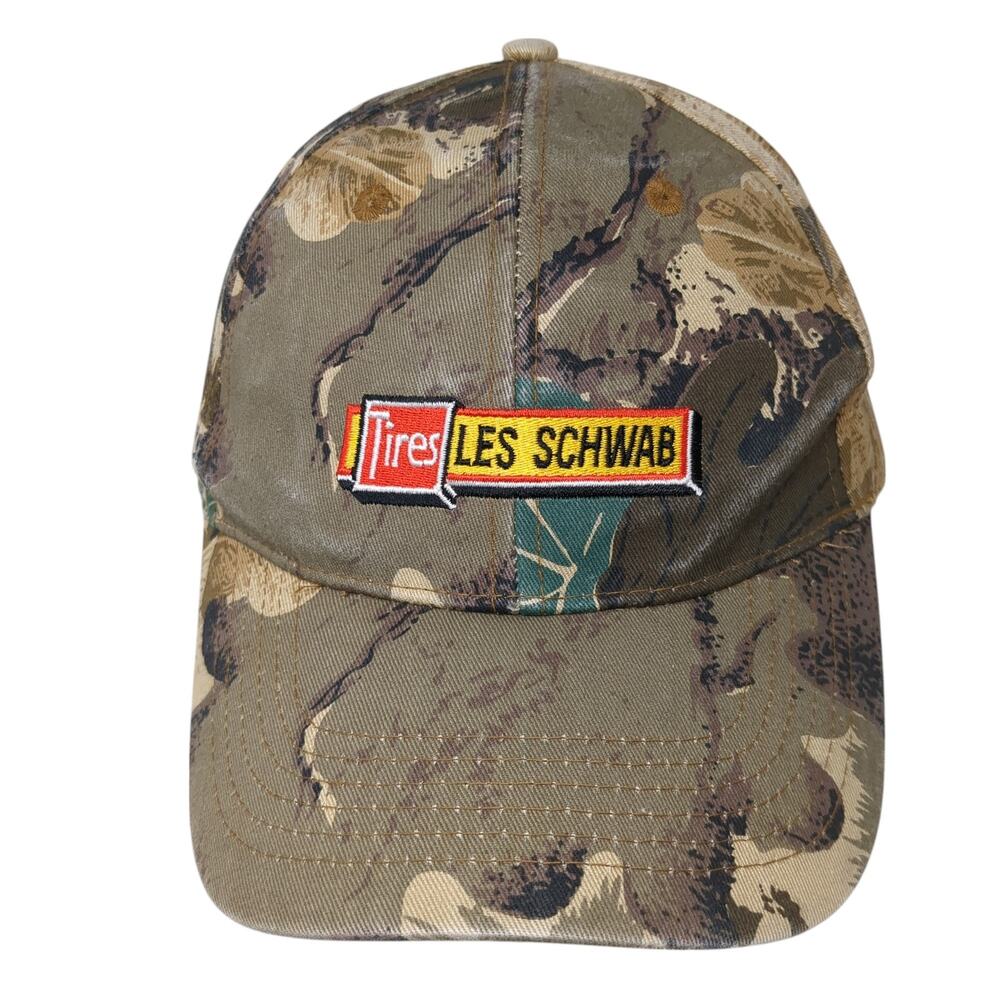 Tires Les Schwab Baseball Cap Multicolor One Size Adjustable Camouflage GO USA